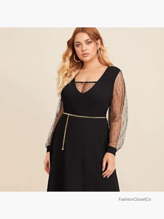 Multi-Layer Link Chain Belt for Women Gold Tone Chunky Waist Chain for Dress